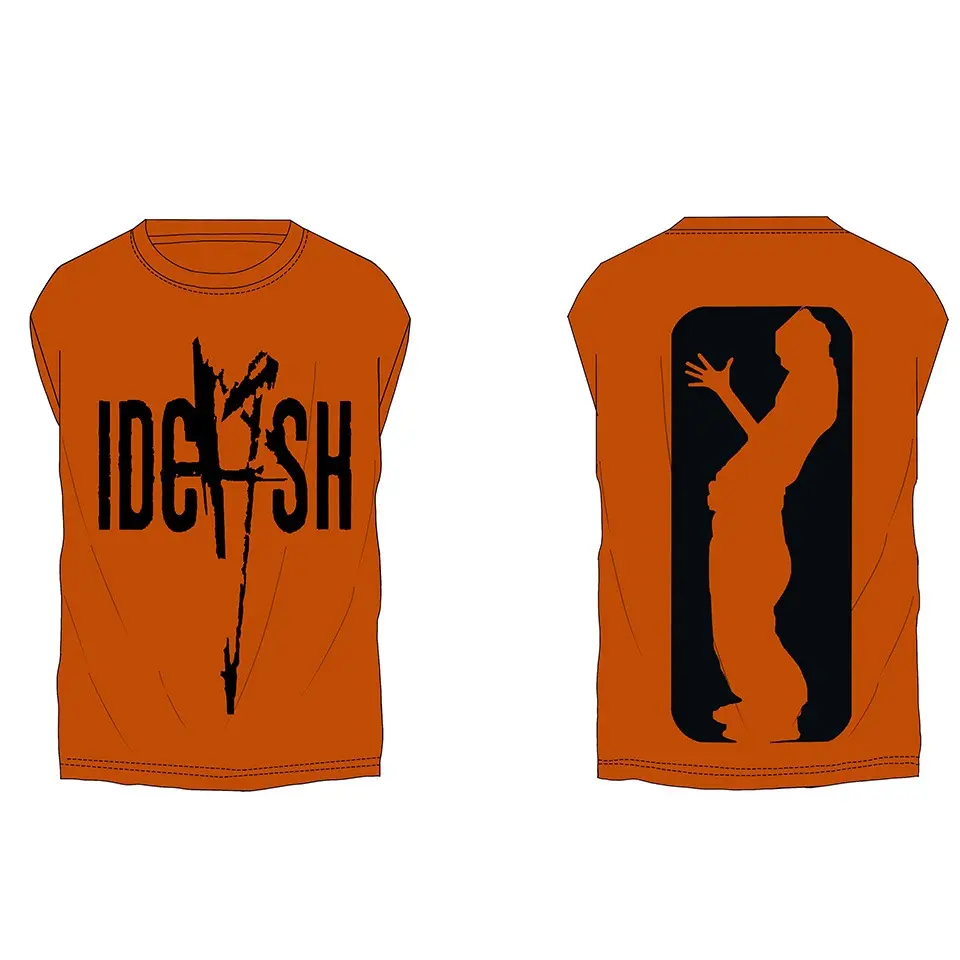 Tricou SLEEVELESS IDCASH Portocaliu Precomanda