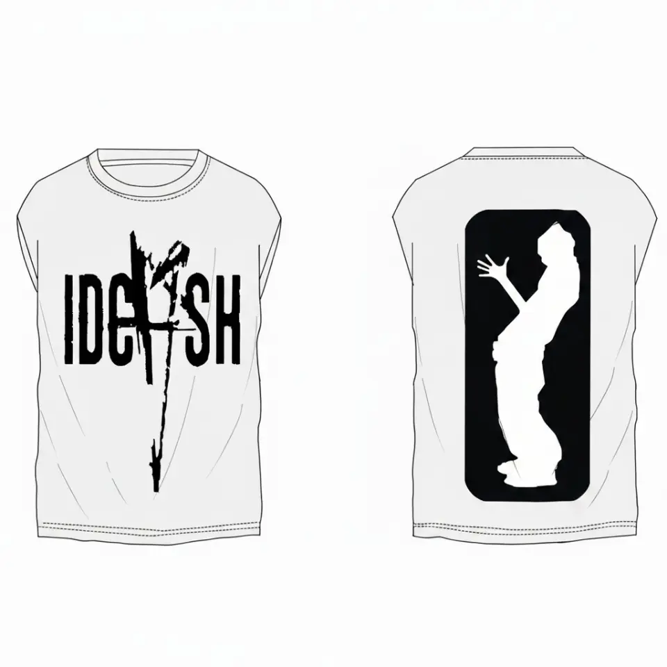Tricou SLEEVLESS IDCASH Alb
